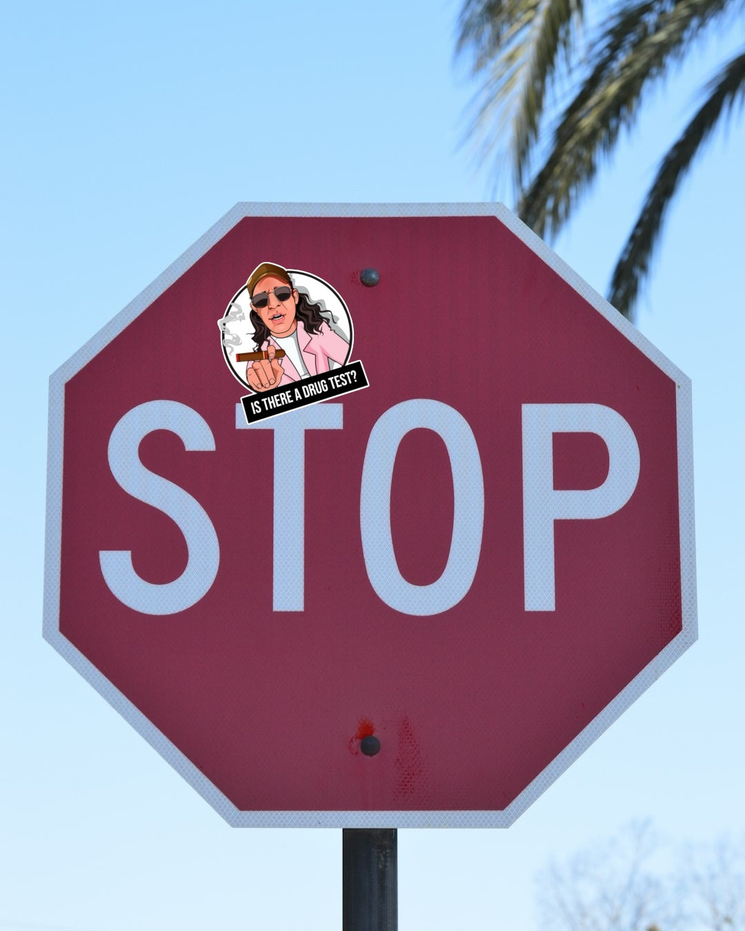 Florida Man Sticker - DRUG TEST?